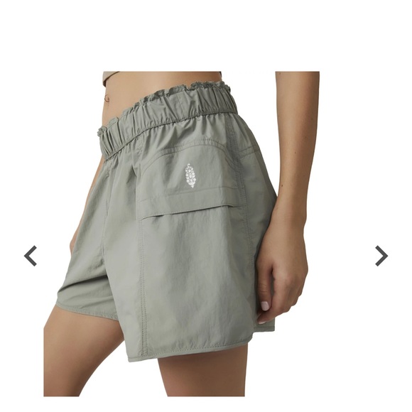 Free People FP Movement Women's In The Wild Shorts Green - Picture 3 of 5